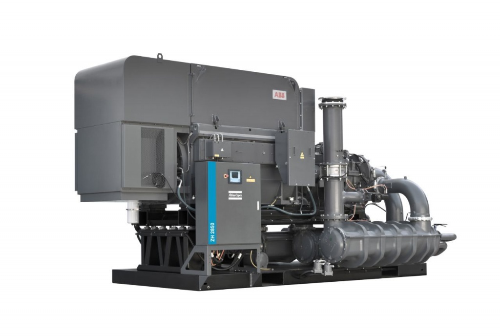 Промышленный безмасляный турбокомпрессор Атлас Копко ZH2850