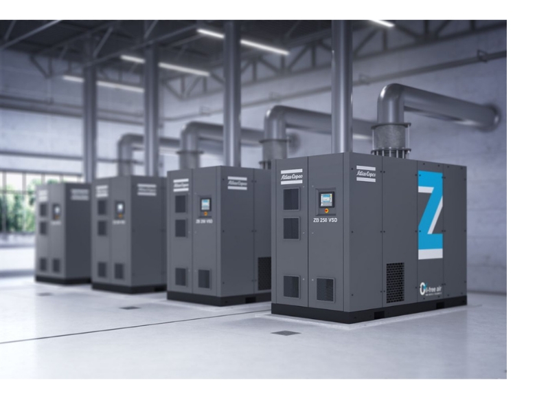 Безмасляные центробежные воздуходувки Atlas Copco ZB VSD+
