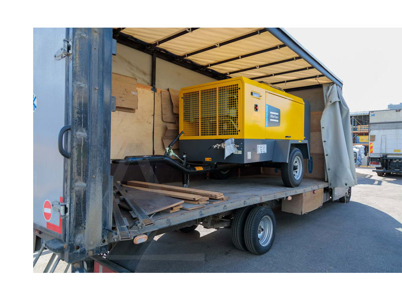 Ремонт компрессоров. Погрузка компрессора до места назначения.