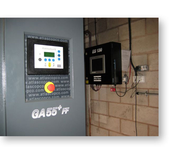 Винтовой маслозаполненный компрессор Atlas Copco GA 55 VSD+ FF.