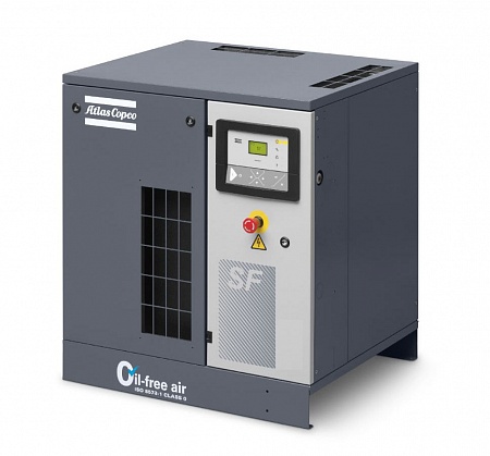 Atlas Copco компрессор SF6+ 10FF Monoblock с Eleknronikon Atlas Copco компрессор SF6+ 10FF Monoblock с Eleknronikon, спиральный, электрический, воздушный, безмасляный.