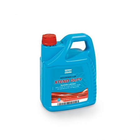 Roto Synthetic Fluid Xtend Duty 5 л. Синтетическое масло Atlas Copco Roto Synthetic Fluid Xtend Duty 2901170000 для компрессоров серии GA, GX, GN, GR. Пластиковая канистра 5 литров. Диапазон температуры окружающей среды от 0 до +46 °C.