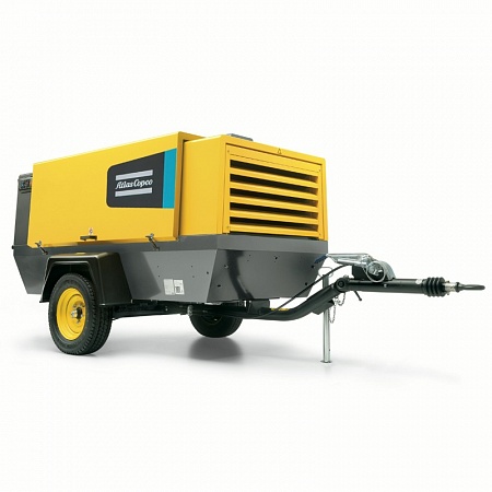 Компрессор Atlas Copco XAVS 166. Дизельный, передвижной, компрессор Atlas Copco XAVS 166 на шасси.