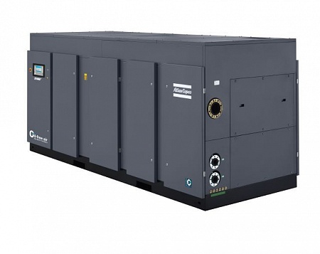 Турбокомпрессор Atlas Copco ZH 15000+ Безмасляный, двухступенчатый, воздушный, турбокомпрессор Atlas Copco ZH 15000+ с предустановленным коллектором охлаждающей воды, встроенным продувочным клапаном с глушителем.