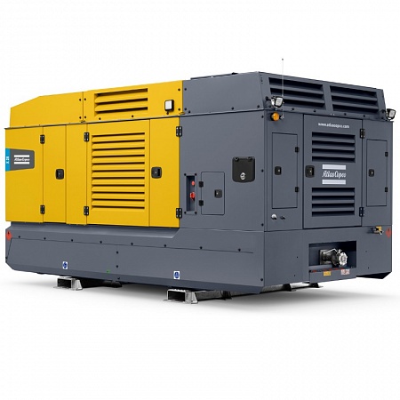 Компрессор Atlas Copco X 28. Дизельный передвижной компрессор высокой мощности на раме Atlas Copco X 28.