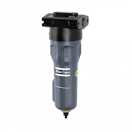 Atlas Copco QD 340+. Магистральный фильтр Atlas Copco QD 340+ для удаления паров масла из сжатого воздуха, содержит активированный уголь.