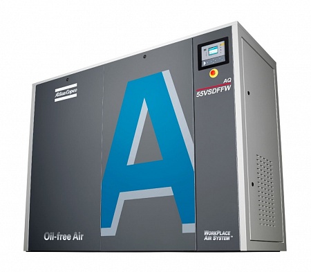 Atlas Copco компрессор AQ55 VSD 13FF water-cooled Atlas Copco компрессор AQ55 VSD 13FF water-cooled, безмасляный, электрический, воздушный.