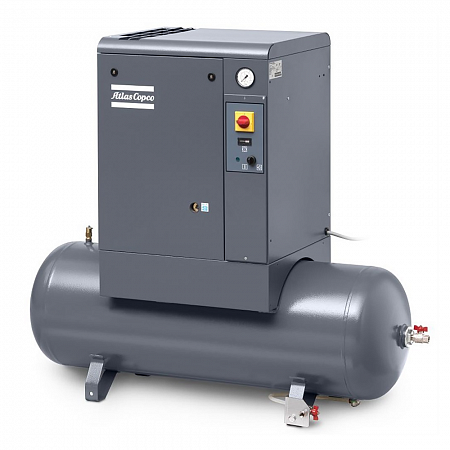 Atlas Copco GX4 10FF Винтовой, маслосмазываемый компрессор с воздушным охлаждением Atlas Copco GX4 10FF.