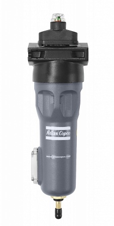 Atlas Copco DD 9. Магистральные фильтры Atlas Copco DD 9 - фильтр общего значения, предназначен для удаления масла, воды и пыли. Максимальная температура на входе 66°С.