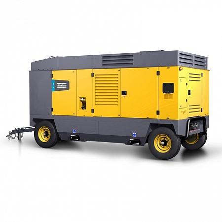 Компрессор Atlas Copco X 1300. Дизельный передвижной компрессор высокой мощности на шасси Atlas Copco X 1300.