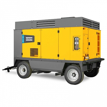 Электрический компрессор Atlas Copco XRHS 1150E. Электрический передвижной компрессор Atlas Copco XRHS 1150E с электродвигателем, на шасси. На компрессоры на шасси выдается ПТС или ПСМ.