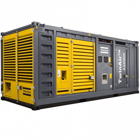 Компрессор Atlas Copco XAH 1066. Дизельный передвижной компрессор высокой мощности на раме Atlas Copco XAH 1066.