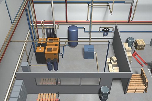 Классическая компрессорная комната Классическая компрессорная комната